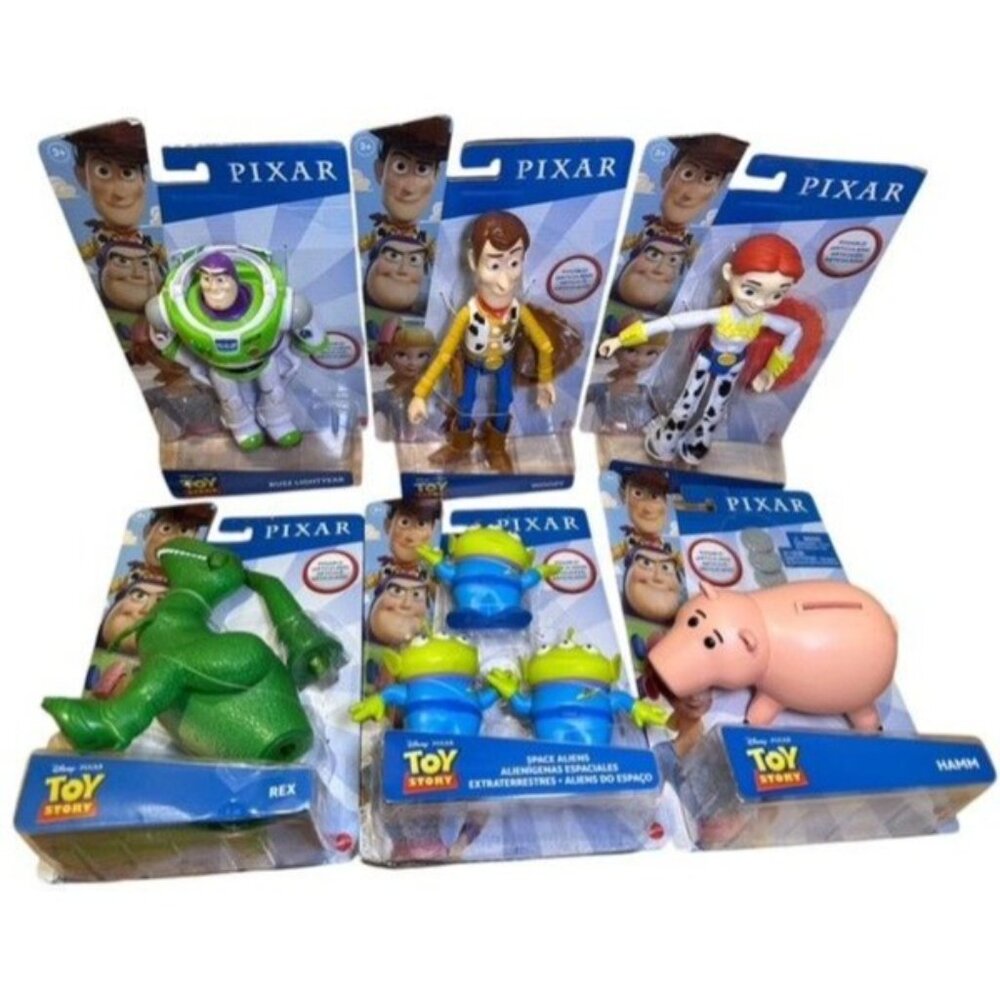 Disney Pixar Vintage Toy Story Action Figure Set‎ Woody Buzz and more NEW in Box - Picture 9 of 16